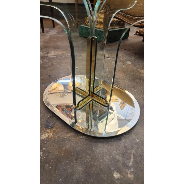 Italian Modern Glass Coffee Table For Sale In Dallas - Image 6 of 6