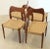 Beautifully designed set of 4 designer chairs designed by top designer Arne Hovmand Olsen for the Mogens Kold factory from...