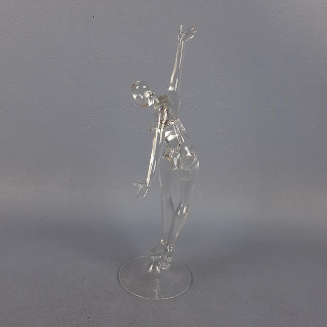1970s Glass Sculpture of Ballerina by Amanzio Bormioli, 20th Century For Sale - Image 5 of 17