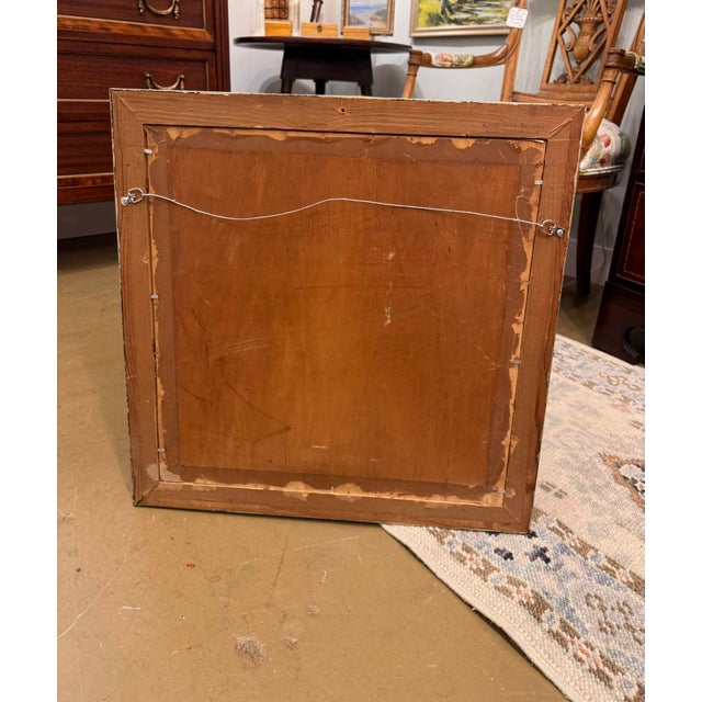 20th Century Oil on Board "Small Chapel at Grimberghe" For Sale - Image 11 of 11