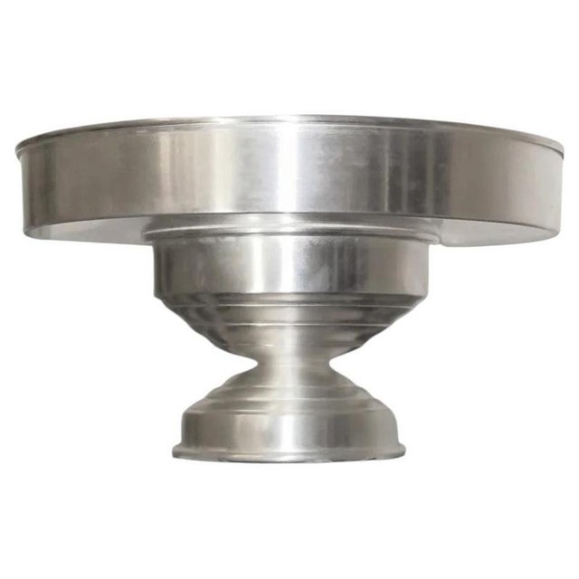 Rl 04 Centerpiece in Silver Plated Brushed Brass by Caspal For Sale - Image 10 of 10
