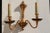 Gold 1950s Neoclassical Giltmetal Detailed Sconces - a Pair For Sale - Image 8 of 9