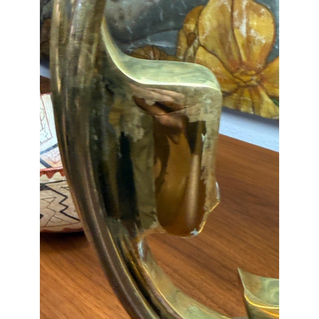 1970’s Willy Daro Brass Lamp For Sale - Image 4 of 18
