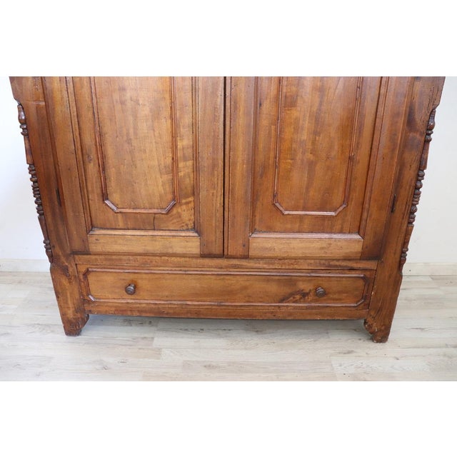 Antique Poplar Wood Wardrobe, 1800s For Sale - Image 12 of 13