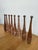Antique Hand Carved Indian Club Pins & Exercise Weights - Set of 8 For Sale In Raleigh - Image 6 of 15