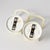 Cream German Space Age Metal Coat Hooks from Schönbuch, 1970s, Set of 2 For Sale - Image 8 of 10