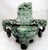 Chinese Vintage Chinese Jade Incense Burner, Covered, With Tripod Feet, Foo Dog Finial and Dragon Head Loose Ring Handles For Sale - Image 3 of 16