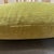 Handcrafted decorative pillow cover, solid chartreuse velvet in the middle, and back, chartreuse cream strips on both...