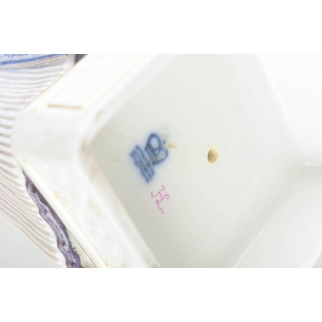 Woman in Traditional Folk Costume Figurine in Porcelain from Royal Copenhagen For Sale - Image 6 of 7