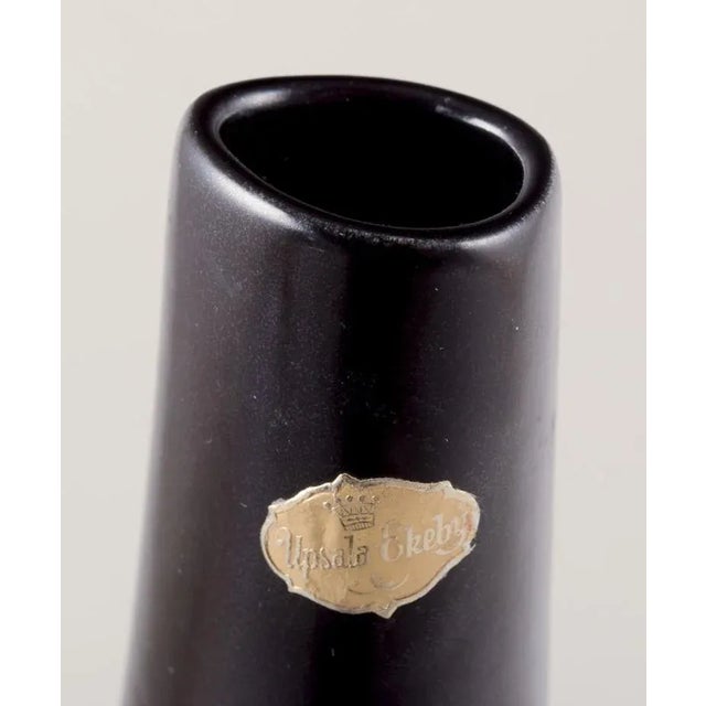 Ceramic Large Ceramic Toreador Vase by Lillemor Mannerheim for Upsala Ekeby / Gefle For Sale - Image 7 of 10