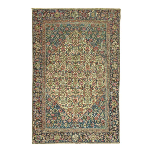 Antique Farahan - 3'11" x 6' For Sale