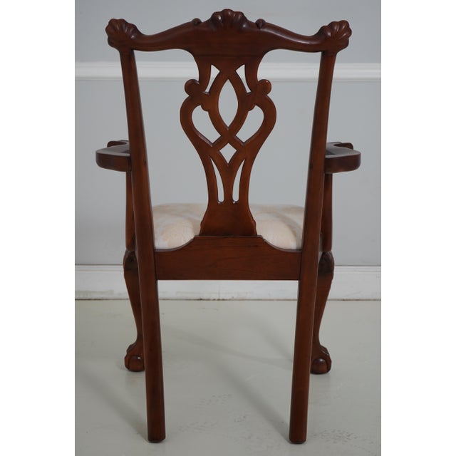 Set of 10 Mahogany Chippendale Dining Chairs For Sale - Image 4 of 18