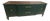 Vintage Emerald Green Credenza Media Console With Walnut Finished Top For Sale