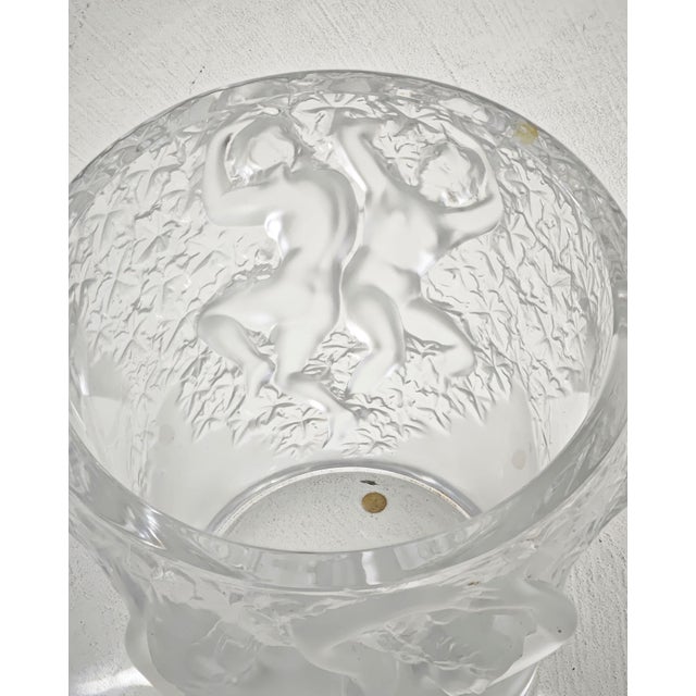 Ganimede Ice Bucket in Satin Crystal by René Lalique for Lalique, Paris, 1950 For Sale - Image 15 of 16