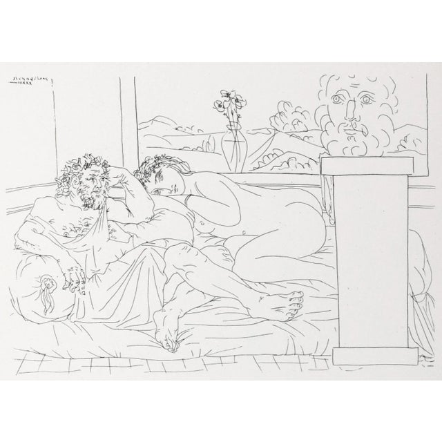 Pablo Picasso Vintage Pablo Picasso Vollard Suite Print 1956 For Sale - Image 4 of 5