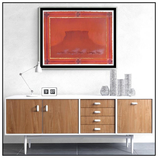 Message us to inquire about custom framing options! (Included for free with every purchase) The artwork here, "Untitled...
