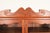Brown English Country Farmhouse Carved Walnut Bookcase Cabinet, 1970s For Sale - Image 8 of 13