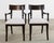 Modern Set of Five Christian Liaigre for Nobilis Mahogany Dining Chairs For Sale - Image 3 of 12