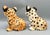 Shafford China Vintage Shafford Japan Ceramic Leopard Cub Figurines — Hand-Painted Pair — Hollywood Regency / Whimsical For Sale - Image 4 of 10