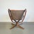 Vintage Low-Backed Falcon Chairs in Light Brown Leather by Sigurd Resell For Sale - Image 5 of 9