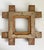 Antique Tramp Art Chip Carved Frame For Sale - Image 9 of 9