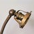 Metal Art Nouveau Flexible Brass Goose Neck and Glass Table Lamp, 1950s For Sale - Image 7 of 13