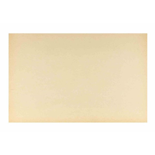 Etching and drypoint realized by Alcione Gubellini in the mid-20th Century. Edition of 16. Hand signed and numbered in...