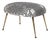 Mid-Century Black and White Geometric Footstool, Italy, 1950 For Sale