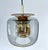 Vintage Gilded Glass Pendant Light from Erco, 1970s For Sale - Image 11 of 13
