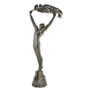 Pierre Le Faguays, Victory, 1930, Bronze For Sale