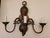 Mid 20th Century Bronze 3-Light William's Burge Style Sconce For Sale In Los Angeles - Image 6 of 6