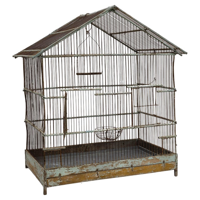 20th Century French Metal Bird Cage For Sale - Image 15 of 18