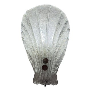Glass Shell Wall Lamp from Sölken Leuchten For Sale