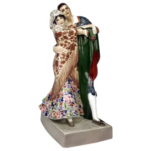 Dancing Spanish Couple Figurine by Karl Perl, 1922