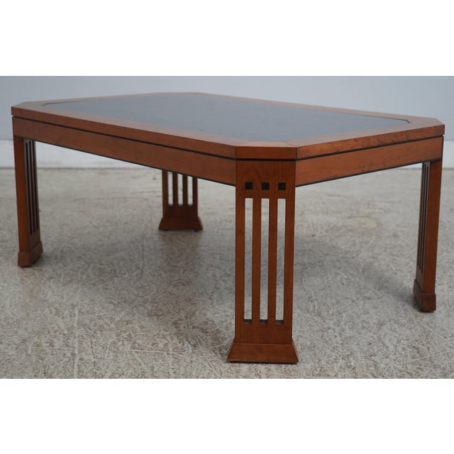 Arts & Crafts Stickley 21st Century Collection Cherry Coffee Table For Sale - Image 3 of 14