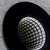 Late 20th Century Modern to Postmodern Infinity Vortex Wall Mirror Round Black Laminate Frame For Sale - Image 6 of 18