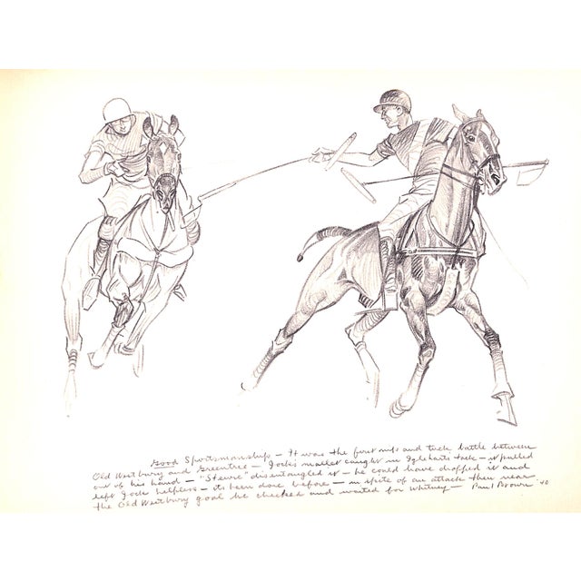 "Good Luck and Bad" 1940 Brown, Paul (Inscribed With Original Pencil Drawing) For Sale - Image 12 of 12