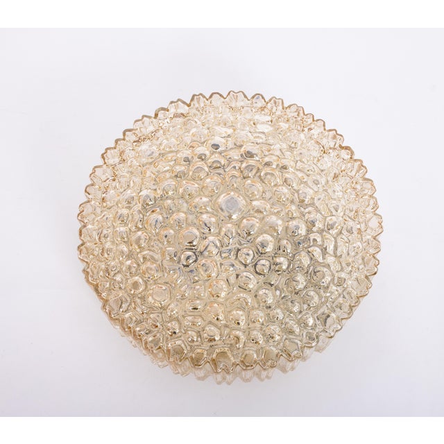 Large Bubble Glass Flush Mount from Limburg, Germany, 1970s For Sale - Image 4 of 11