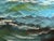 Early 21st Century K.Dossi Original Sailing Ship Oil Painting, Nautical Seascape Unique Shell Decor For Sale - Image 5 of 11