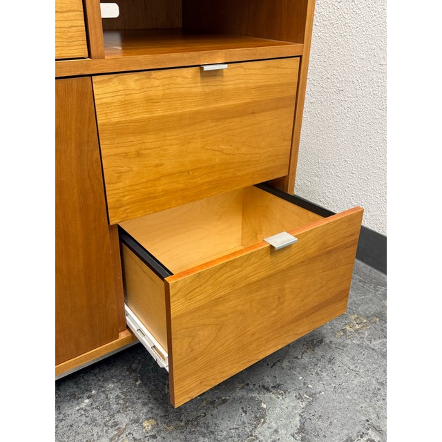 Brown Room & Board Copenhagen Collection Office Armoire For Sale - Image 8 of 12