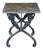 19th Century French Garden or Conservatory Table With Marble Top Over Polished Steel For Sale - Image 5 of 10