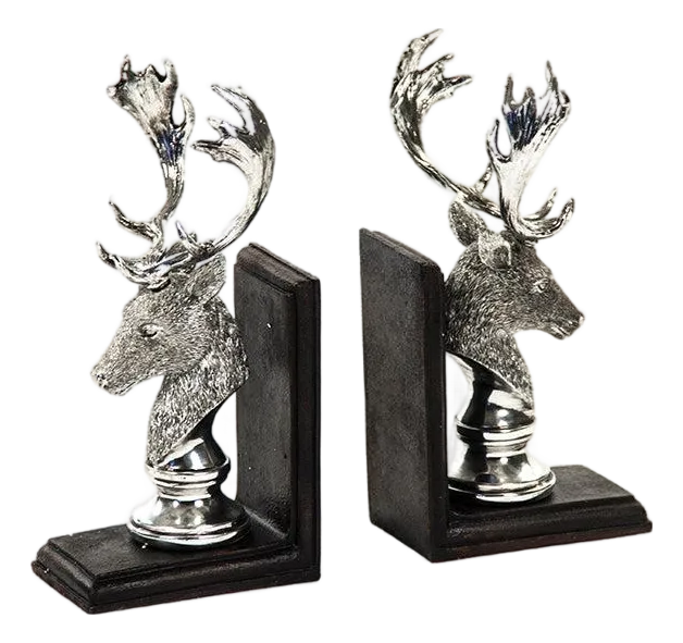 Zentique Deer Head Bookends - Thumbnail 2