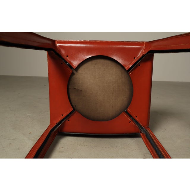 1970s Vintage Cab 412 Dining Chairs by Mario Bellini for Cassina, 1970s, Set of 4 For Sale - Image 5 of 16