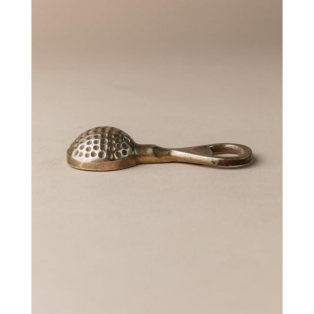 Metal Mid-Century Golf Ball Bottle Opener in Brass, Italy, 1960s For Sale - Image 7 of 11