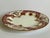 Exquisite Cauldon England porcelain cabinet plate features gold floral and leaves on burgundy ground alternating with...