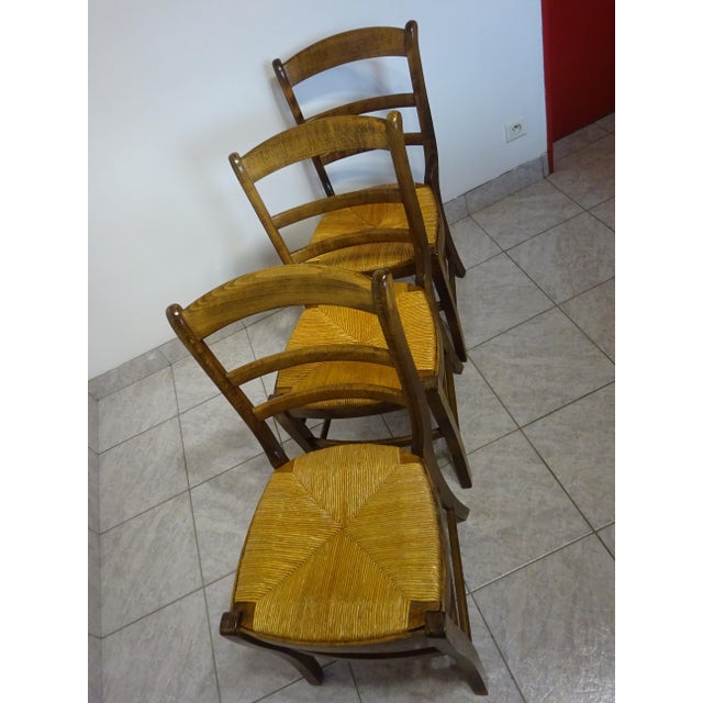 Wooden Chairs from Baumann, 1980s, Set of 3 For Sale - Image 17 of 18
