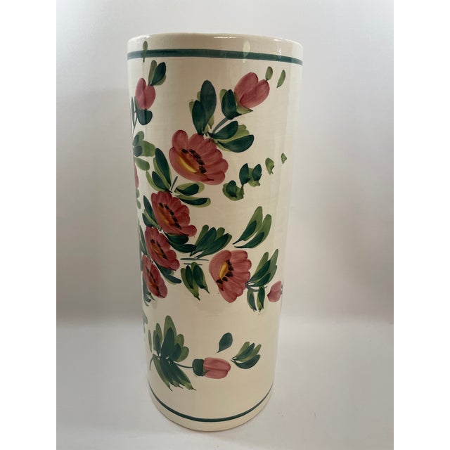 1960s 1960s-70s Ceramic Umbrella or Stick Stand Made in Spain For Sale - Image 5 of 17
