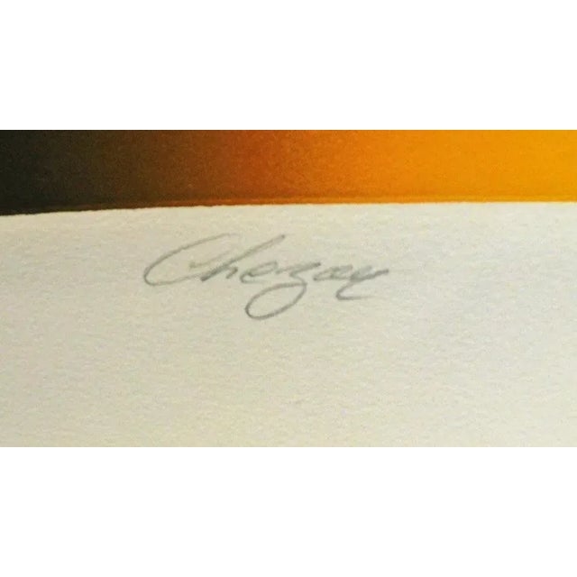 Chezan "Spark" Hand Signed Original Art Embossed Etching For Sale - Image 4 of 5