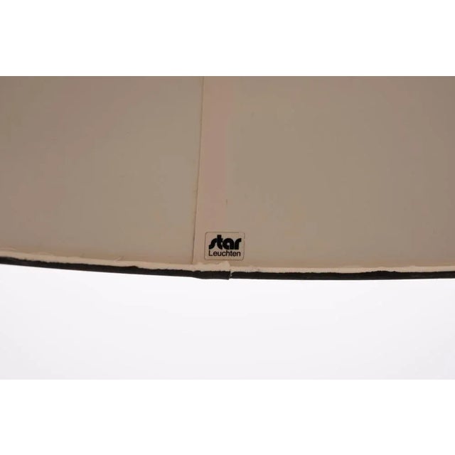 White White Leather Floor Lamp from Star Leuchten, Germany, 1970s For Sale - Image 8 of 10