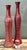 This striking pair of tall ceramic vases captures the bold energy of Postmodern design with a touch of organic texture....